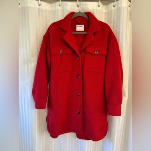Old Navy Red Shacket - Size Large